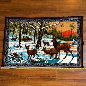 Large 1970’s Deer Tapestry